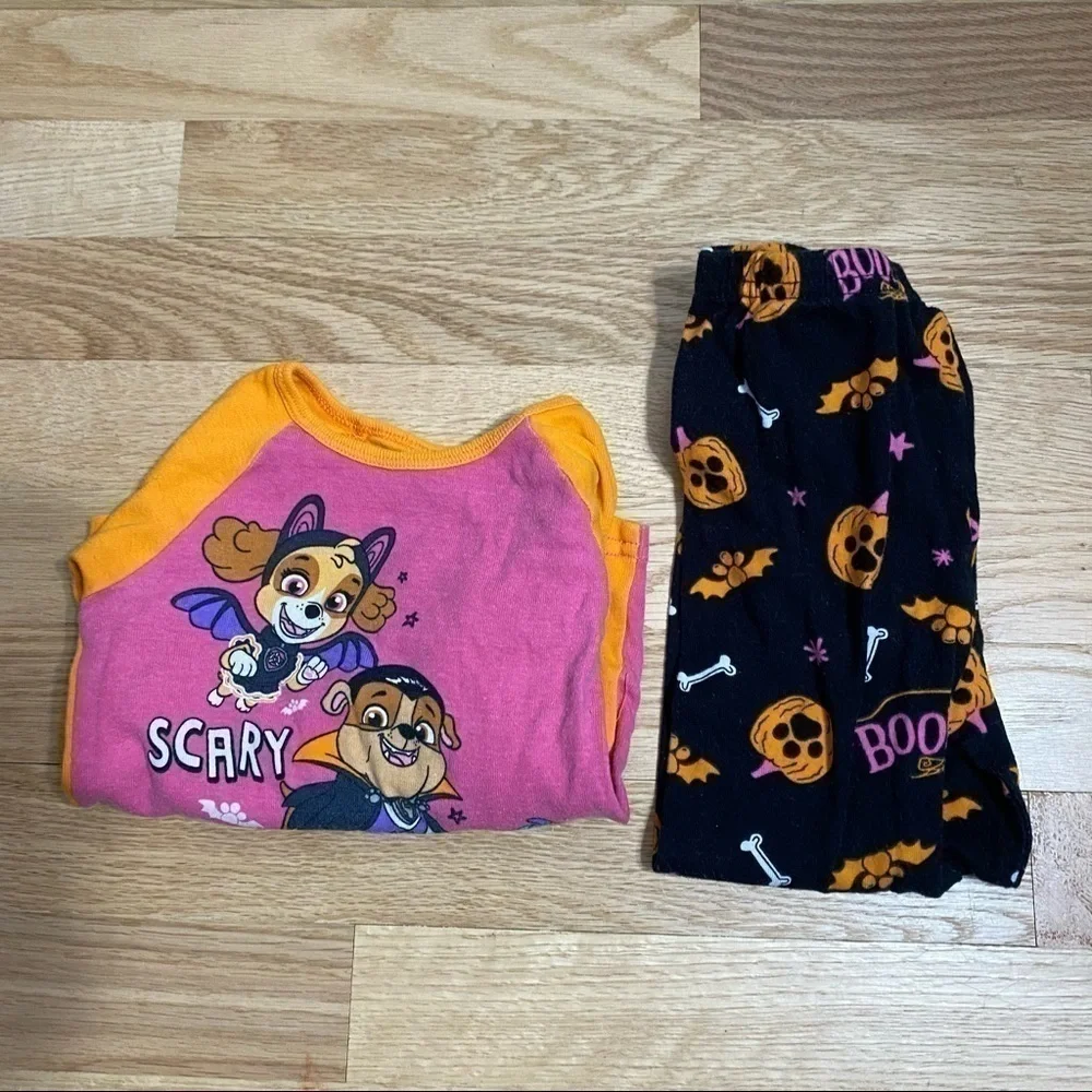Paw Patrol 3T Glow in the Dark Pajama Set Girls Toddler